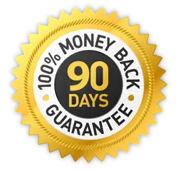 90 day money back guarantee badge